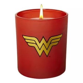 Vela Dc Comics: Wonder Woman Incluye Vaso Colección