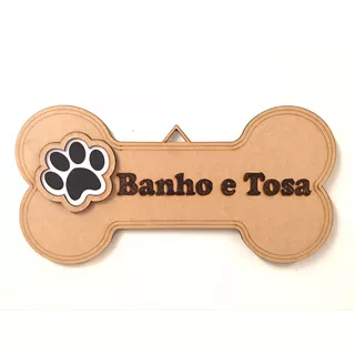 Placa Casa De Cachorro Pet Decoração Personalizado Nome 60cm