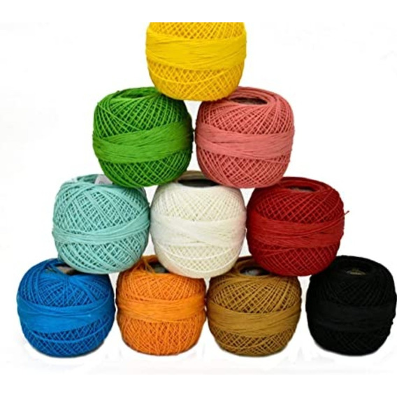 Docena Hilo Crochet Por 50 Gr