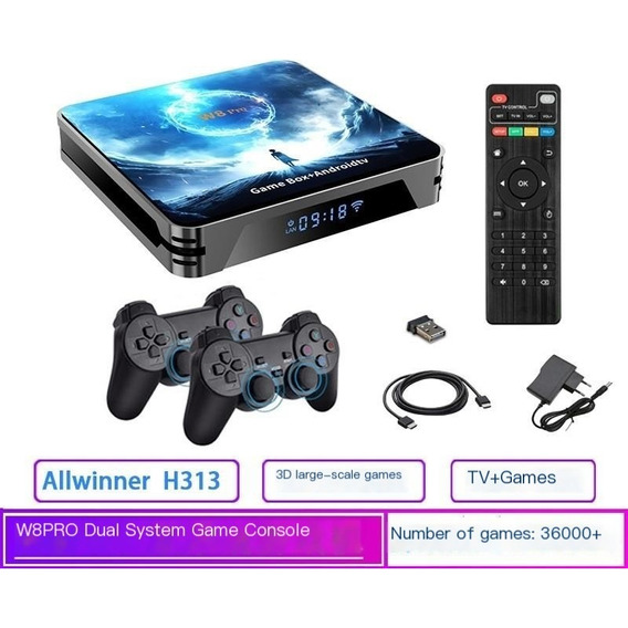 Consola De Juegos Inalámbrica Android Tv Box Retro Game