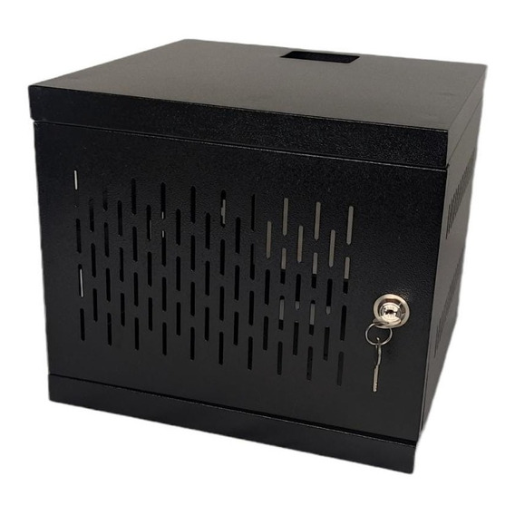 Gabinete Rack Tipo Cubo Para Dvr 28cmx33cmx33cm + Bandeja