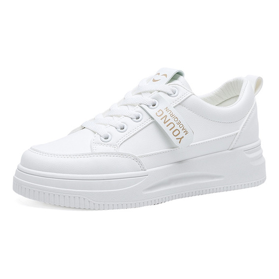 Zapatos De Tenis Cómodos Con Plataforma Informal Para Mujer