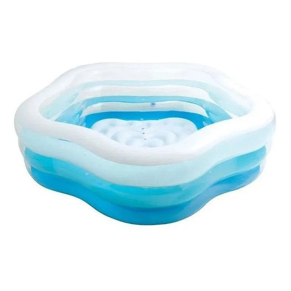 Alberca inflable estrella Intex 56495 460L azul caja