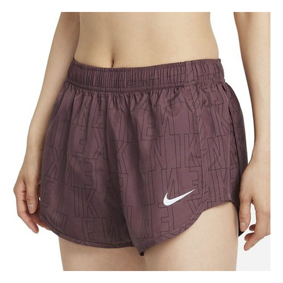 Running - Nike - Nike W Nk Df Run Dvn Tempo Short Dark Wine/