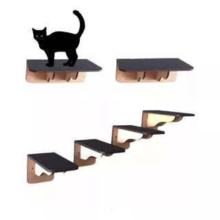 Prateleira Escada Com Degraus Para Gatos