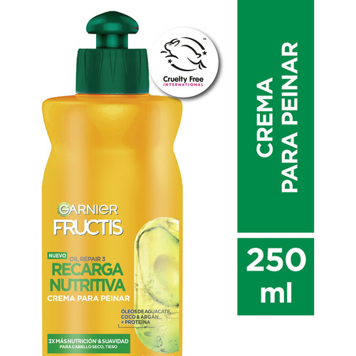 Crema para Peinar Fructis Recarga Nutritiva 250ml