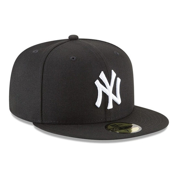 New Era Gorra New York Yankees Black  59fifty Negra Original