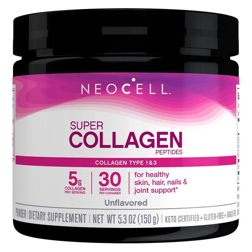 Péptidos de supercolágeno Neocell® para piel, cabello y uñas, 150 g Eua Flavor S/Flavor