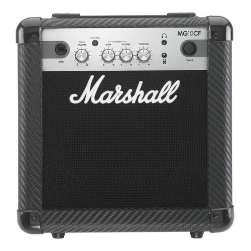 Amplificador Marshall MG Carbon Fibre MG10CF Valvular para guitarra de 10W color negro 220V