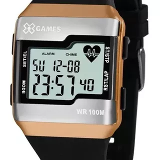 Relógio X Games Masculino Xgppd143 Bxpx Batimento Cardíaco