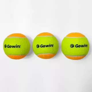 Bola Beach Tennis Profissional Original Gowin Kit 3 Unidades