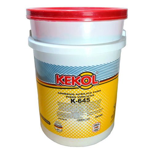 Adhesivo Base Acuosa Para Pisos Vinilicos Kekol K-645 Envase de 25 Kg Color Beige No toxico