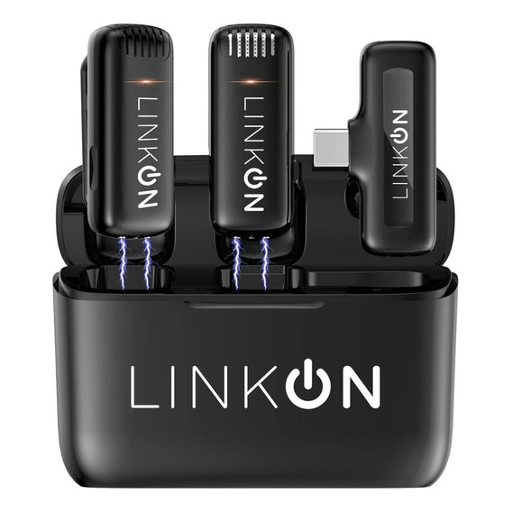 Micrófonos Linkon Mico No aplica Omnidireccional color entrada usb c