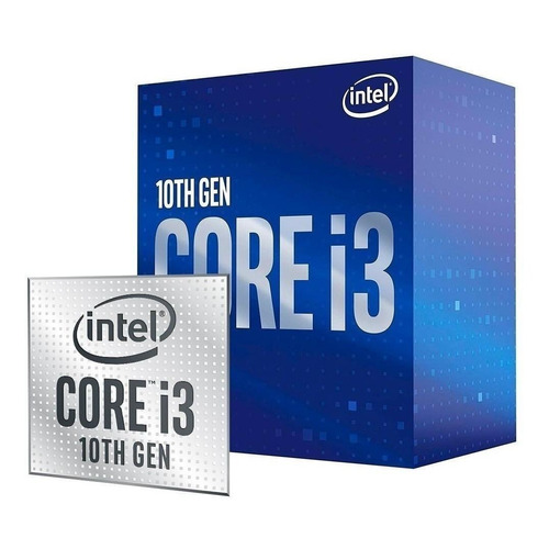 Procesador Gamer Intel Core i3-10100F BX8070110100F 4 Núcleos 4.3GHz Sin Gráfica Integrada