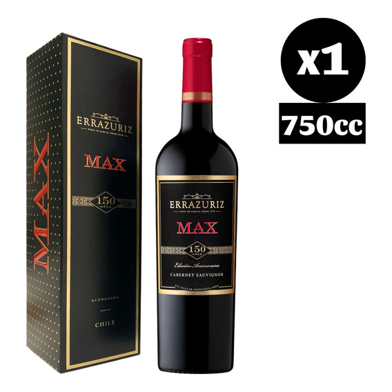 Vino Errázuriz Max Cabernet Sauvignon 750cc