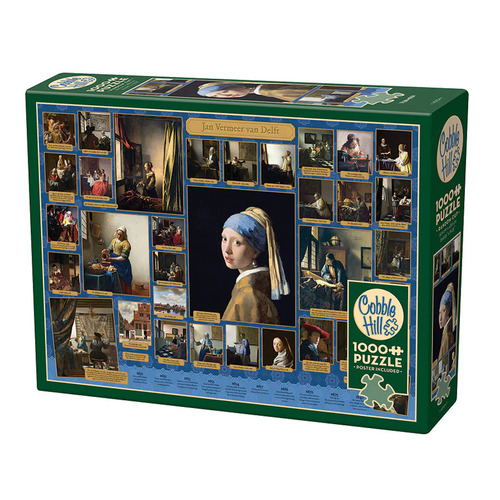 Rompecabezas Galeria Vermeer 1000 Cobble Hill Arete De Perla