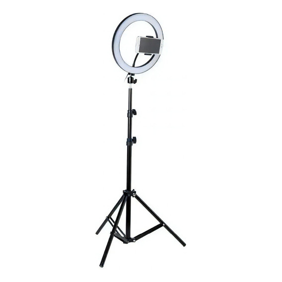 Aro De Luz De 26cm+tripode Ajustable Con Soporte Celular