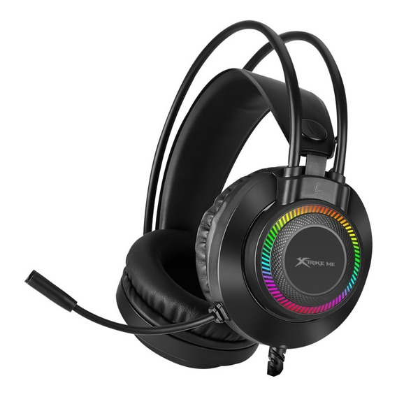 Audífonos Gamer Xtrike Me Diadema Rgb Estereo Microfono Juegos