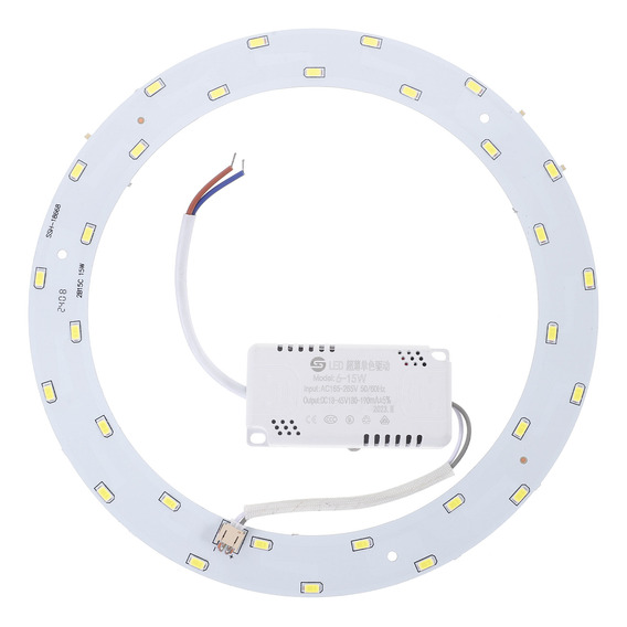 Panel Led Circular Magnético B De Luz Blanca Pura 15w 220v-2