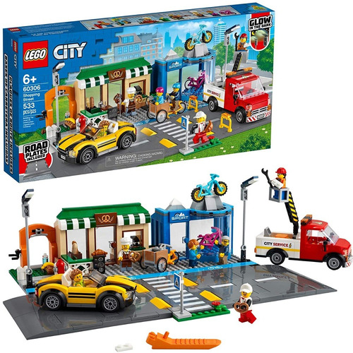 Lego City 60306 Calle De Tiendas 