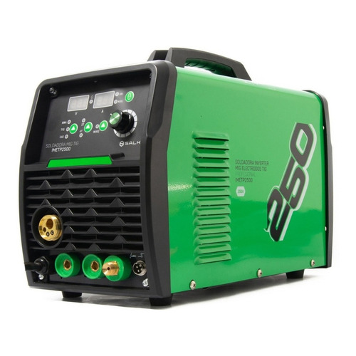 Soldadora Inverter Mma Mig Mag Tig 250 Amp Imetp2500 Salkor Color Verde