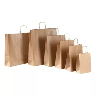 Bolsas De Papel Madera Por Mayor, Kraft Nro 2 Kp 2 X 100 U