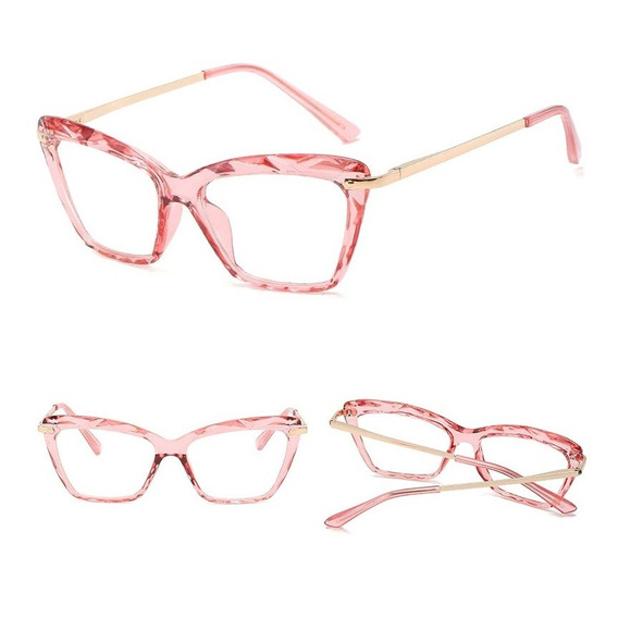 O Gafas Marco Montura Lente Formulado Vintage Mujer