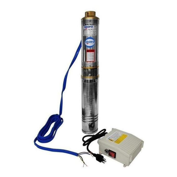 Bomba De Agua Sumergible Tipo Bala 1.5hp 1.1kw 220v Igoto