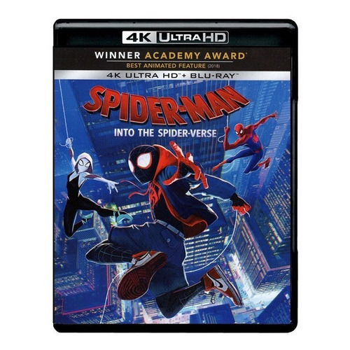 Spider-man Un Nuevo Universo Pelicula 4k Ultra Hd + Blu-ray