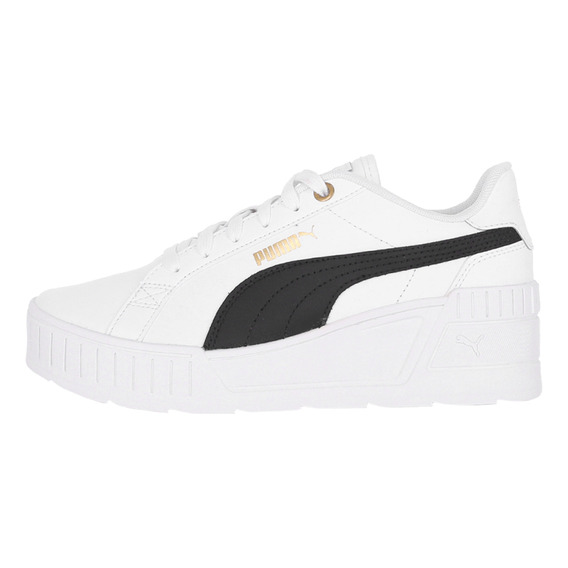 Zapatilla Puma Karmen Wedge Mujer White/black