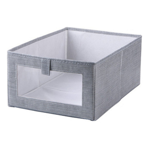 Caja Organizadora Ropa Con Ventana Grande 40x27.5x17 Cm