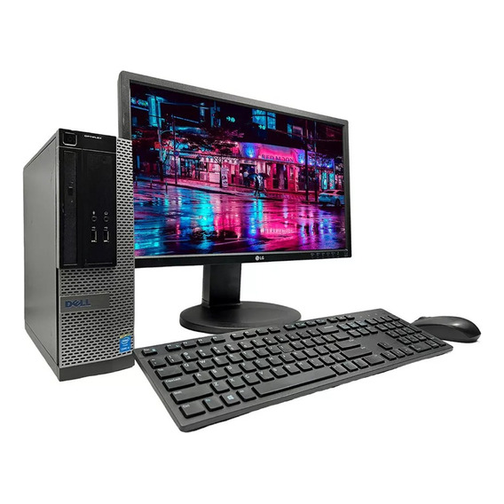 Especial Cpu Dell Sff I5 4ta 500gb Hdd 8gb Ram Wifi Lcdw 24