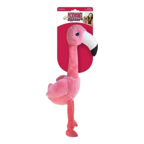 Peluche de peluche Kong Shakers Honkers Flamingo G, color rosa