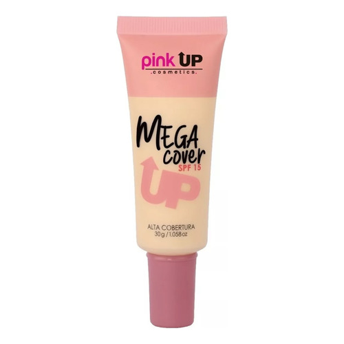 Base de maquillaje líquida Pink Up Mega Cover Mega Cover tono light