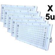 Reflector Led 200w Exterior Alta Potencia Multiled Pack X 5