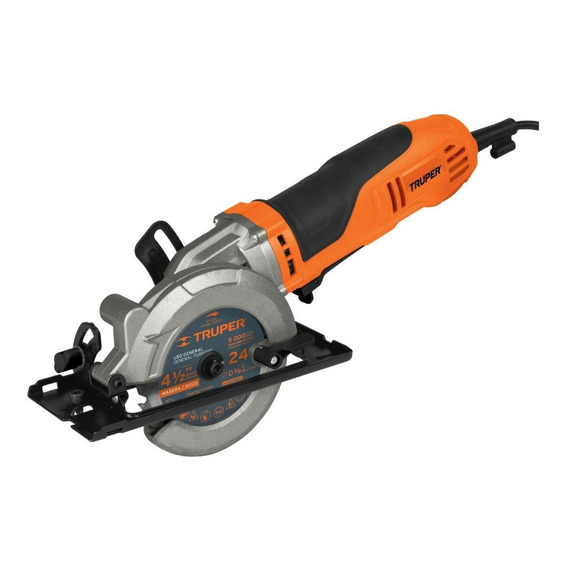 Sierra circular eléctrica Truper Profesional SICI-4-1/2A 114mm 750W naranja 60Hz 127V