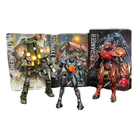 Figura Jextech Premium Luces Jaegers Titanes Pacífico 20cm