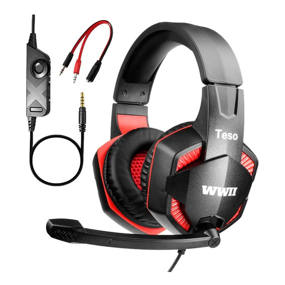 Auricular Microfono Gaming Ps4 Pc Gamer Xbox Streaming Cuota