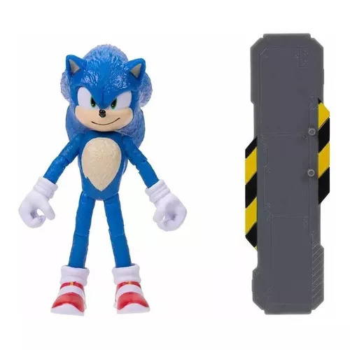 Sonic 2 Filme Boneco Colecionável Articulado Sonic 4' - Candide