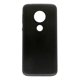 Tapa De Plastico Compatible Con Motorola E5 Play Negro 