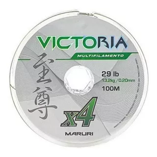 Linha Maruri Victoria X4 Multifilamento 0,20mm - 29lb Verde