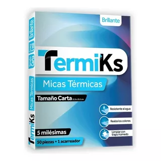 Mica Termica Tamaño Carta Termiks 5ml (50 Pzas)