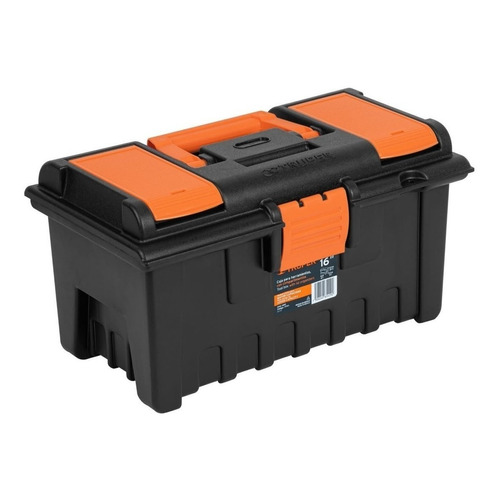 Caja Herramientas Plastica Truper 16 Pulgadas Compartimiento Color Naranja