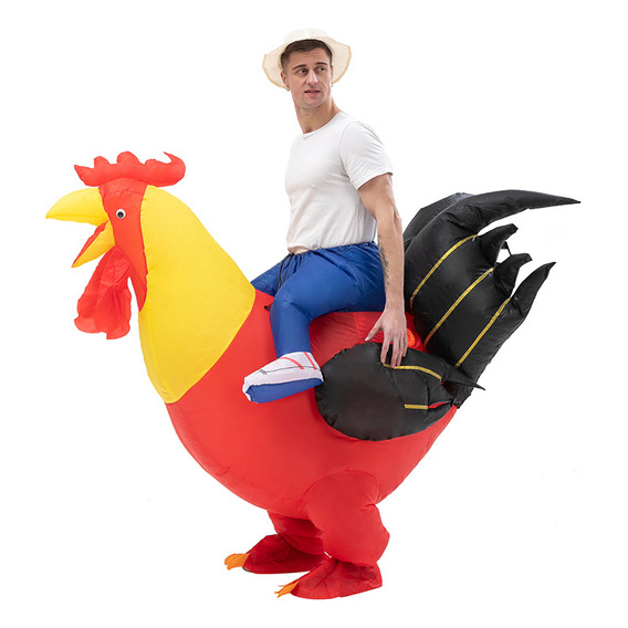 Disfraz Inflable De Animal De Pollo Para Adultos