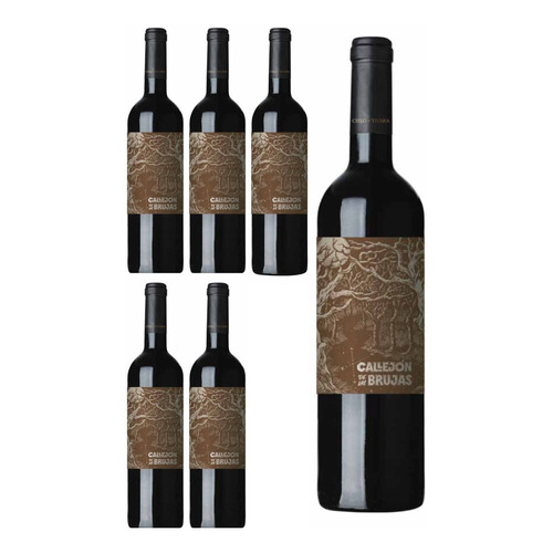 Vino Callejón De Las Brujas Malbec X 6bote. Quirino Bebidas