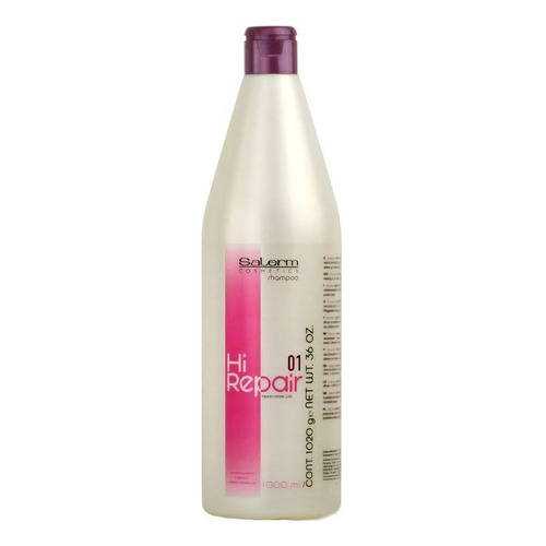 Salerm® Hi Repair Shampoo 1 Lt  Restaura Cabello Maltratado