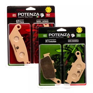 Kit Pastilha Potenza Diant+tras Cb500f Cb500x 226gt+140xt