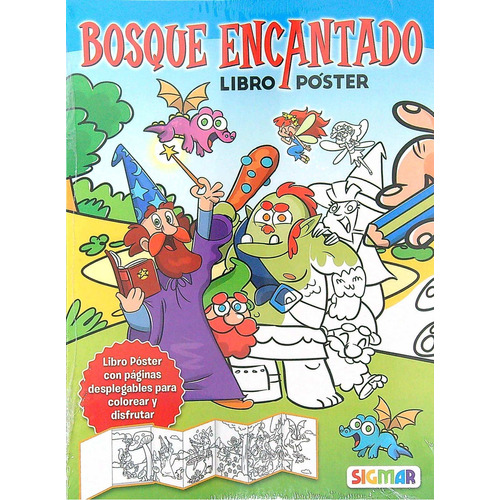 Bosque Encantado - Libro Poster, De No Aplica. Editorial Sigmar, Tapa Blanda En Español, 2022