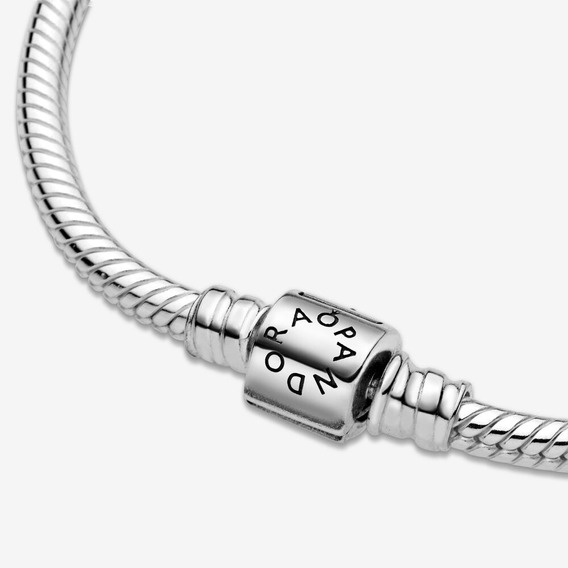 Pulsera Pandora - Snake Chain Barrel Bracelet Nueva Plata925