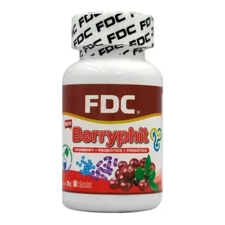 Berryphit  Cranberry+probiotico+prebiotico 60cap Fdc